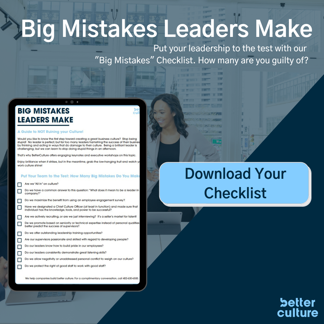 When leaders make mistakes