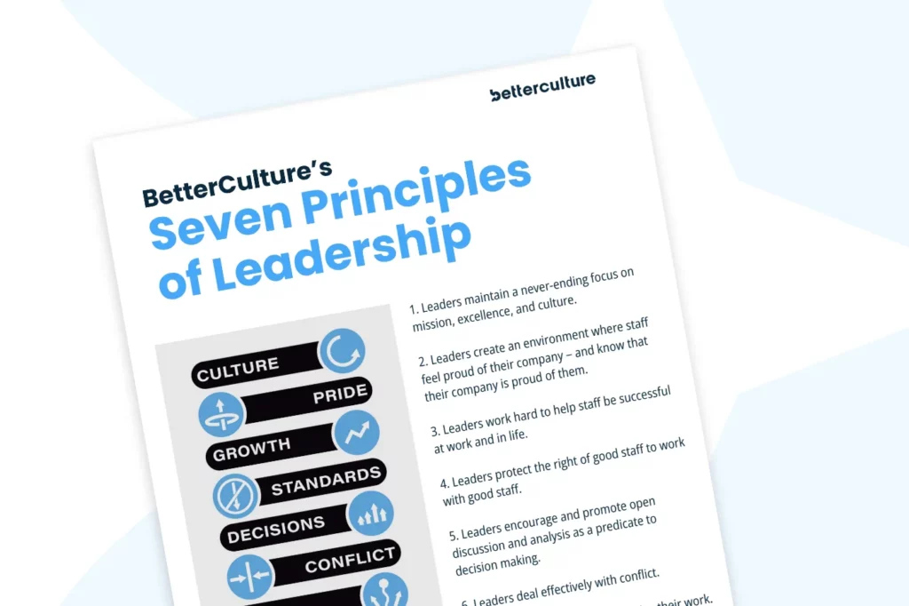 BetterCulture's 7 Principles of Leadership